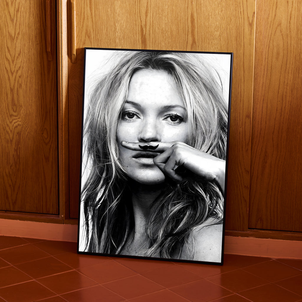 Kate Moss Mustache