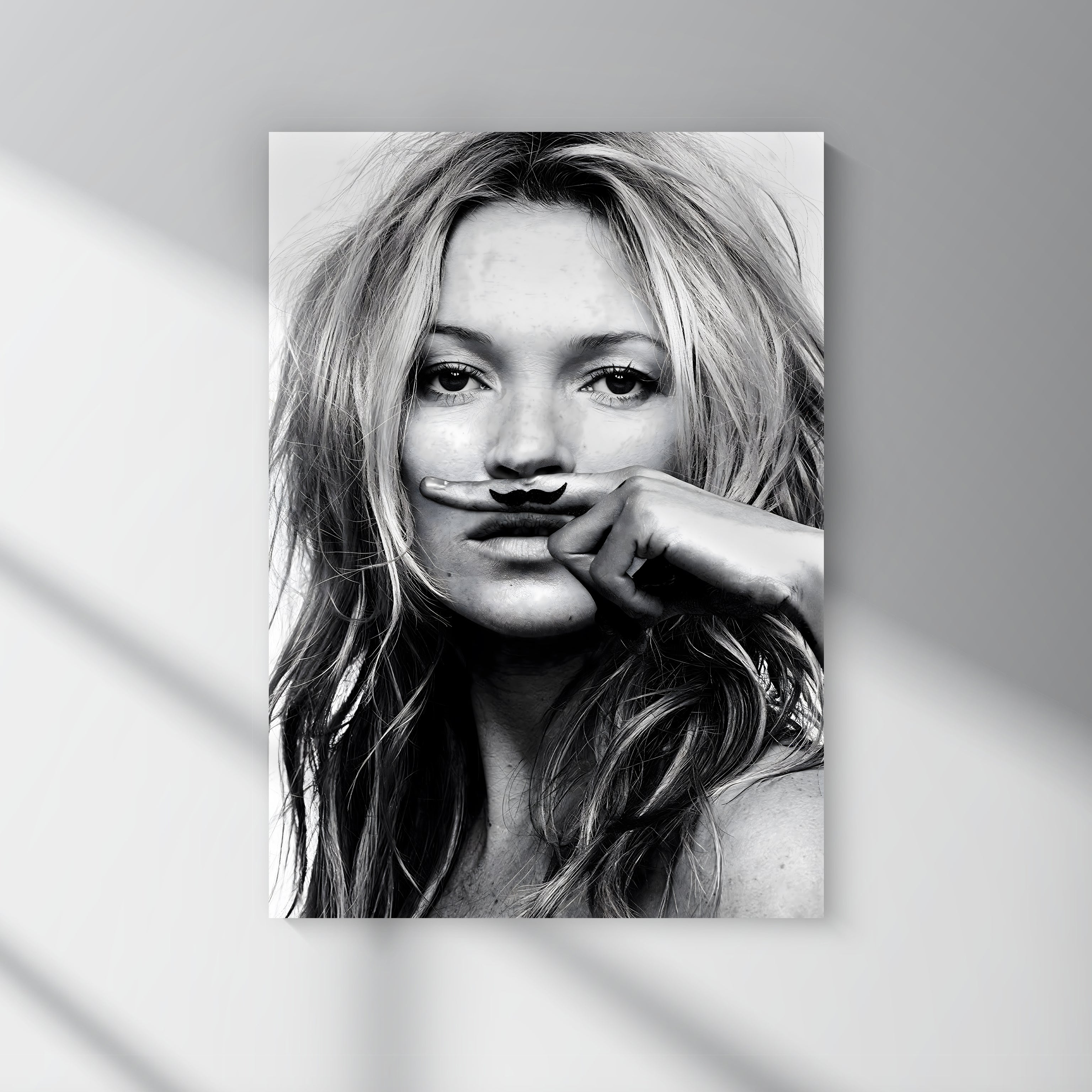 Kate Moss Mustache