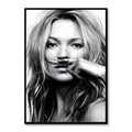 Kate Moss Mustache