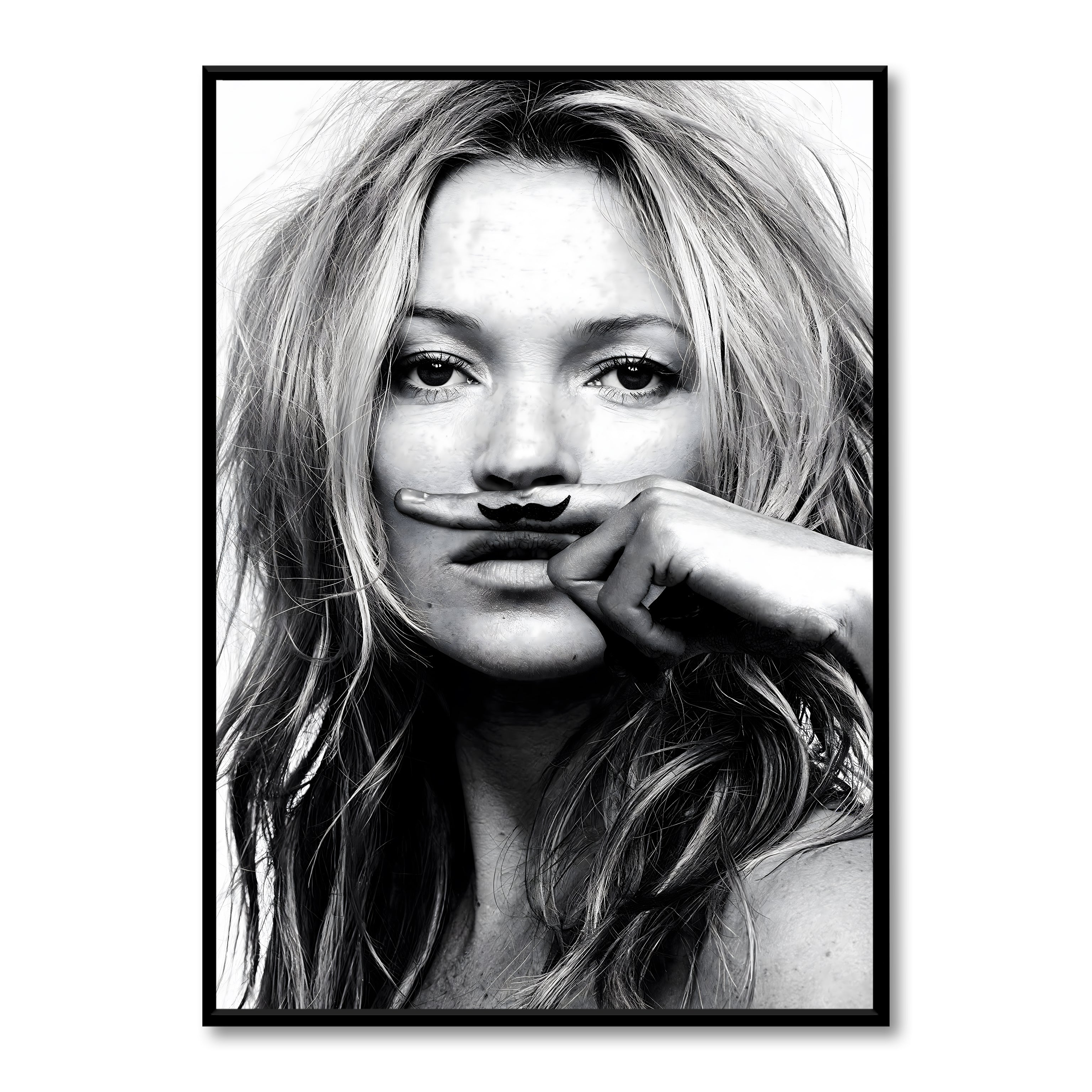 Kate Moss Mustache