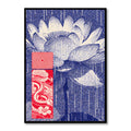 Blue-Washed Flower