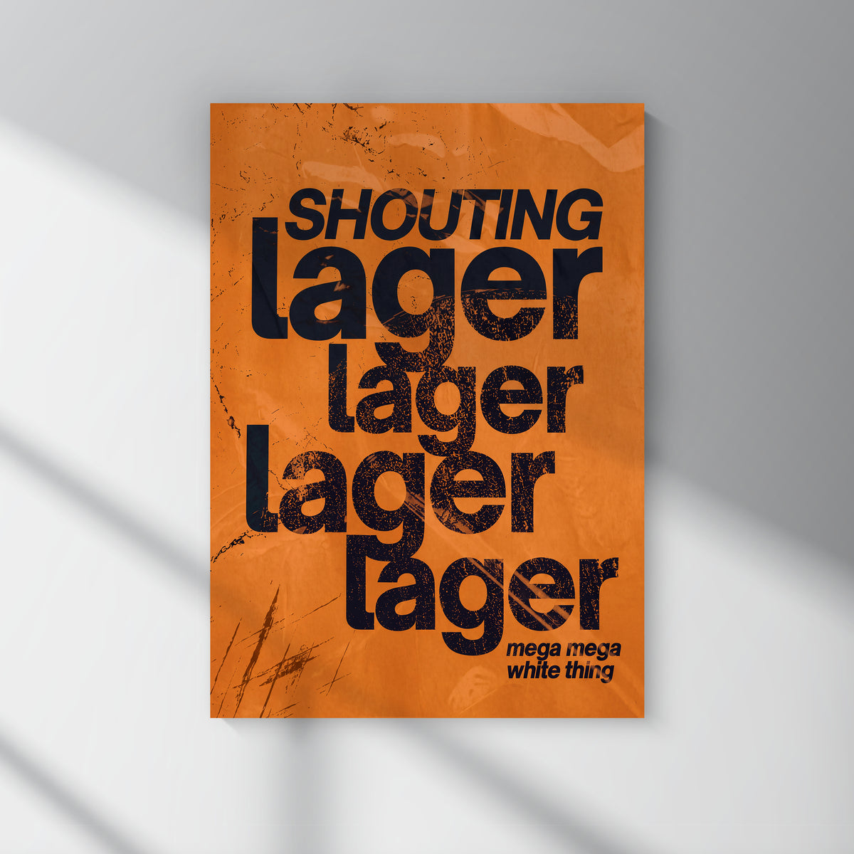 Born Slippy, Shouting Lager